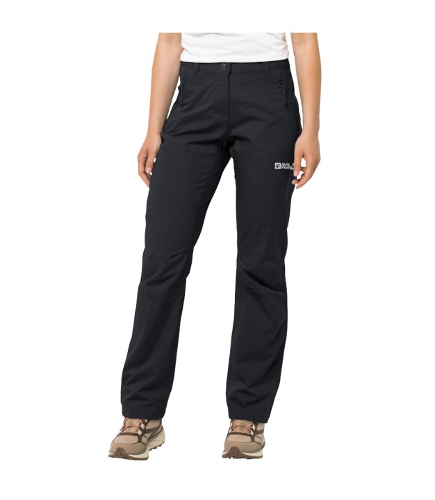 Jack Wolfskin Active Track Women's Softshell Pants, Black