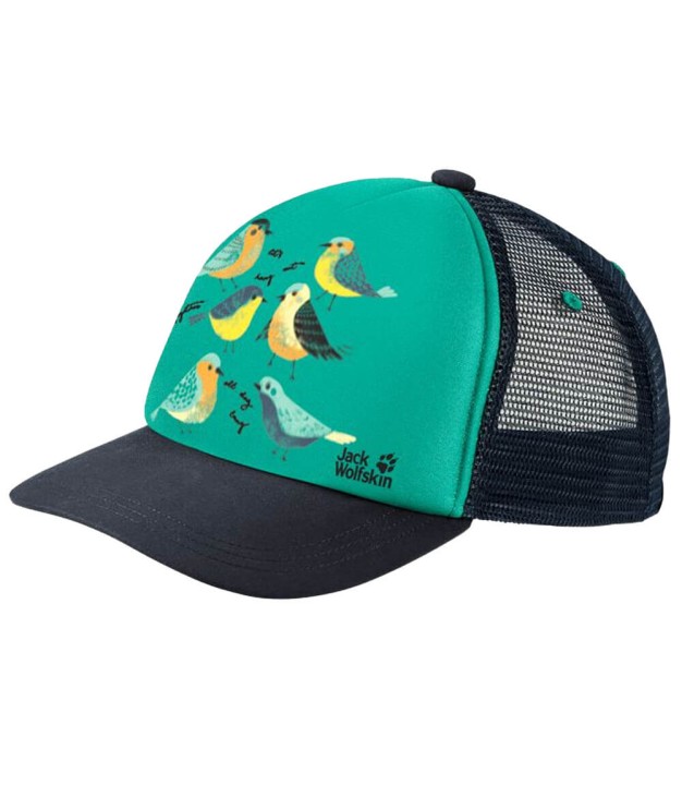 Jack Wolfskin Animal Mesh Cap Kids, Deep Mint