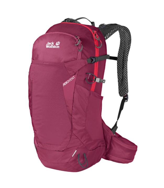 Jack Wolfskin Crosstrail 22 St, Hiking Backpack, Beaujolais