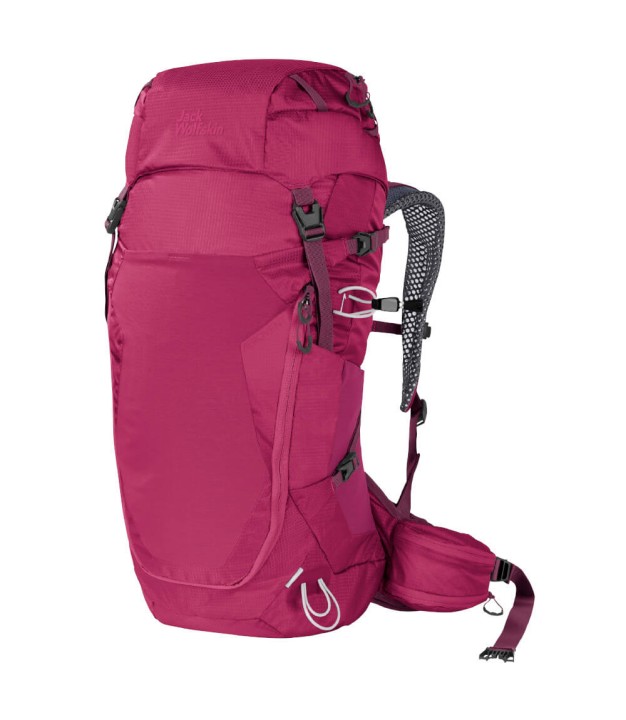 Jack Wolfskin Crosstrail 30 St Hiking Pack, Sangria Red