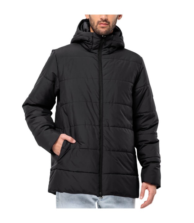 Jack Wolfskin Deutzer Long Men's Jacket, Black