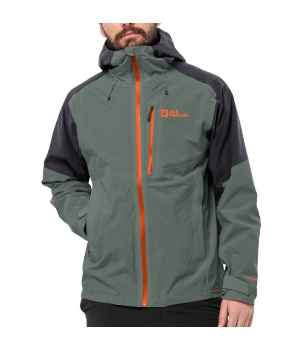 Jack Wolfskin Eagle Peak 2l Men's Jacket, Hedge Green