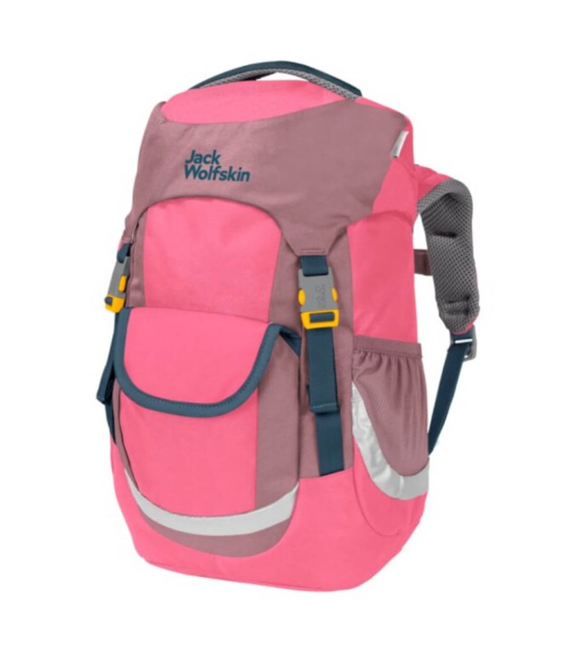 Jack Wolfskin Explorer 16 Kids Hiking Backpack, Pink Lemonade