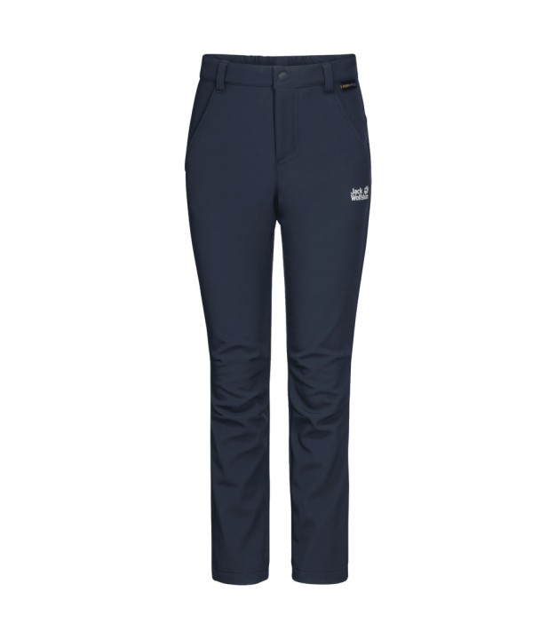 Jack Wolfskin Fourwinds Kids Softshell Pants, Night Blue