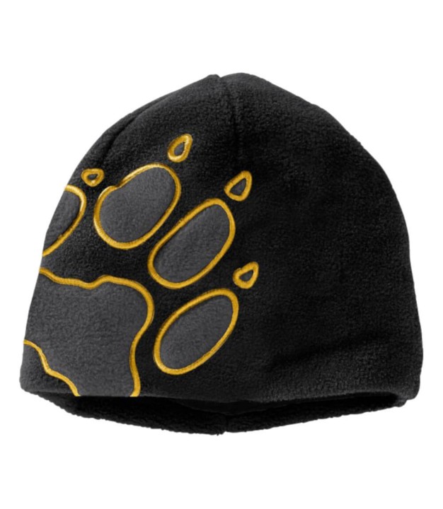 Jack Wolfskin Front Paw Hat Kids, Black