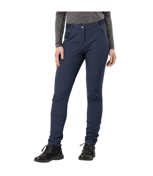 Jack Wolfskin Geigelstein Slim Women's Softshell Pants, Night Blue