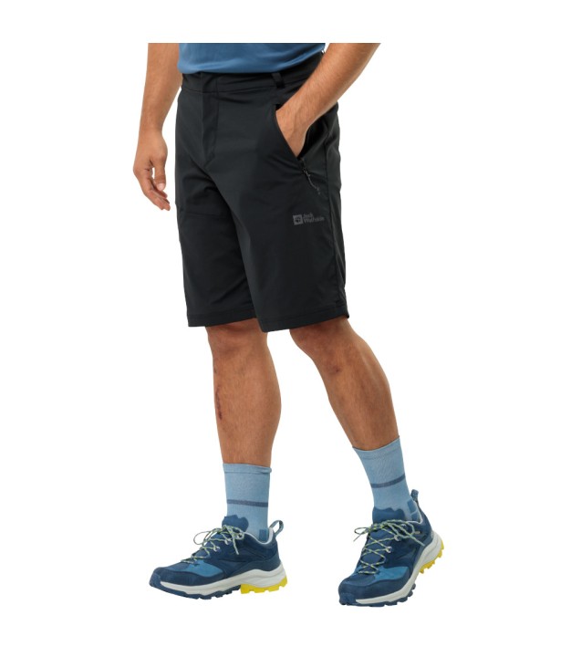 Jack Wolfskin Glastal Shorts Men's, Black