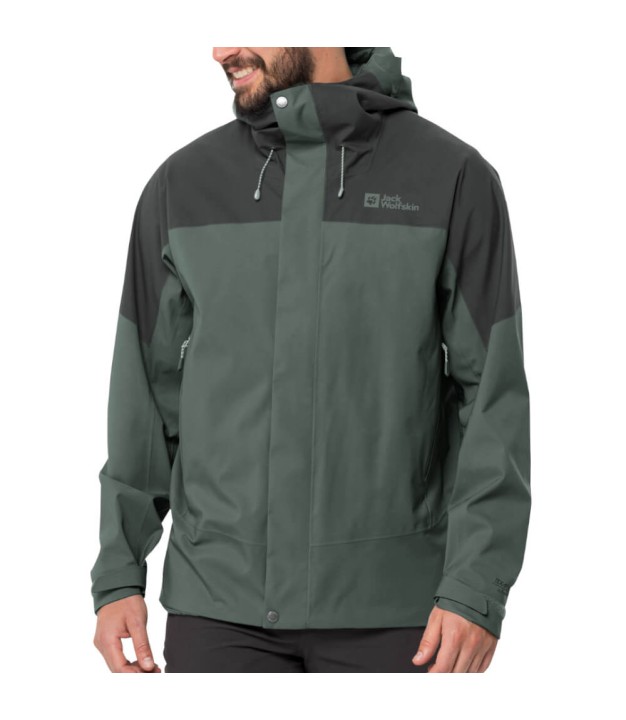 Jack Wolfskin Kammweg 2l Men's Jacket, Hedge Green