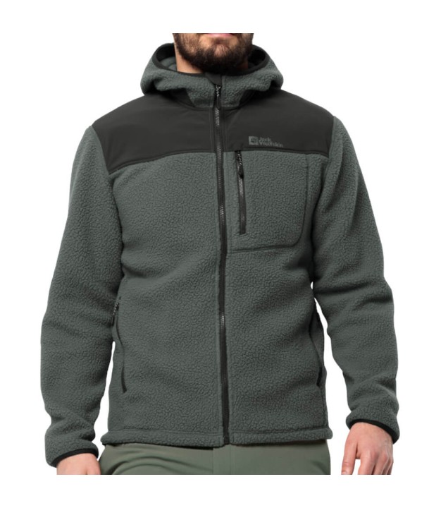 Jack Wolfskin Kammweg Pile Fleece Men's, Slate Green