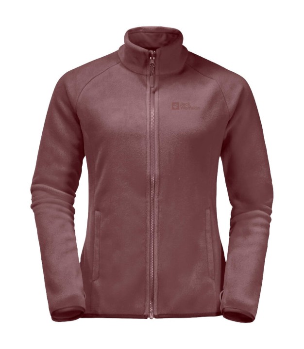 Jack Wolfskin Moonrise Fz Women's Fleece Jacket, Red Ochre