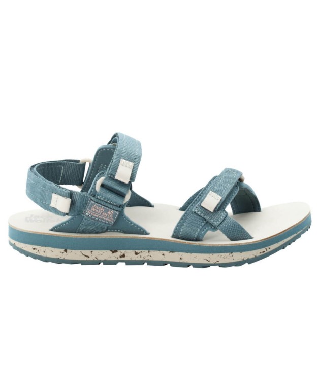 Jack Wolfskin Outfresh Deluxe Women's Sandals, Bluish Grey/Rose