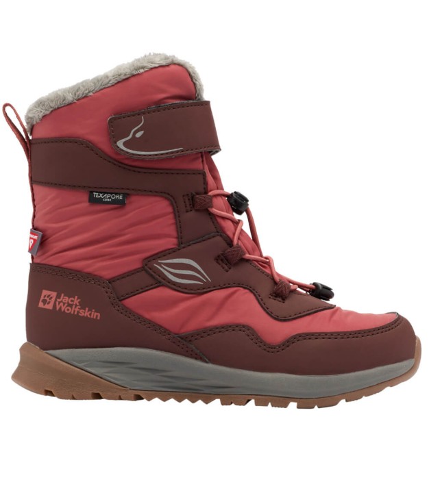 Jack Wolfskin Polar Bear-g Texapore High Vc Kids Boots, Dark Mahogany