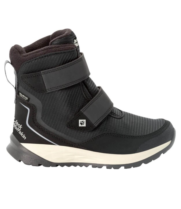 Jack Wolfskin Polar Bear Texapore High Vc Kids Boots, Black/Grey