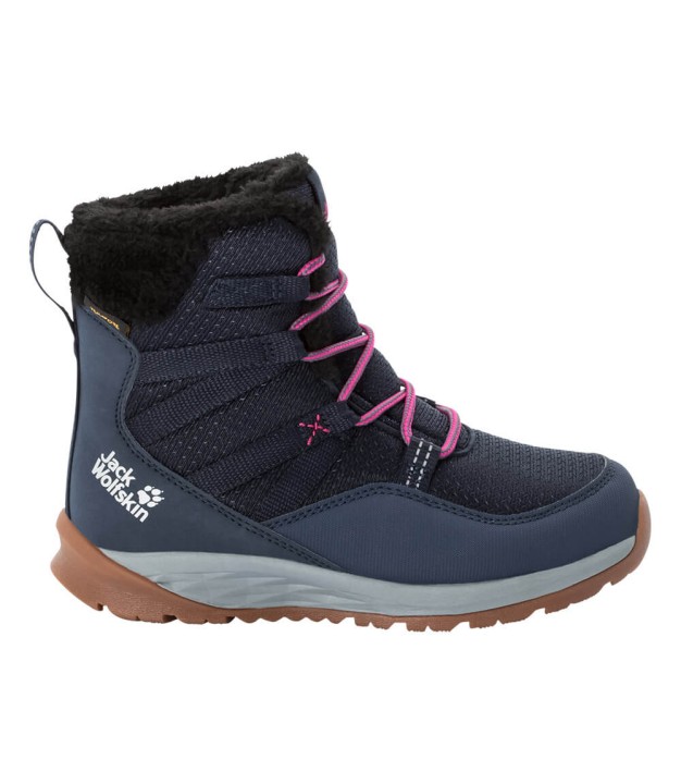 Jack Wolfskin Polar Wolf Texapore High Kids Boots, Blue/Grey