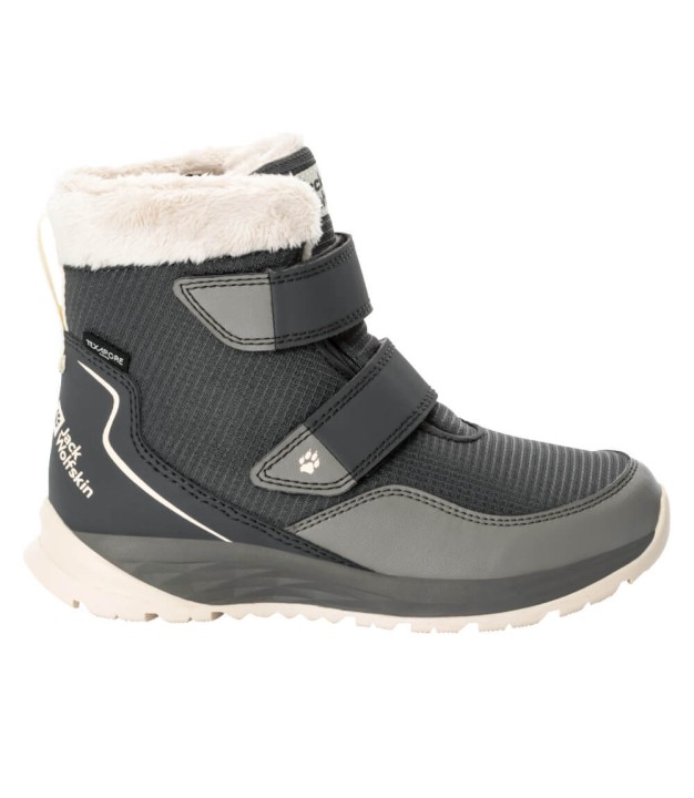 Jack Wolfskin Polar Wolf Texapore Mid VC Kids WP Boots, Grey