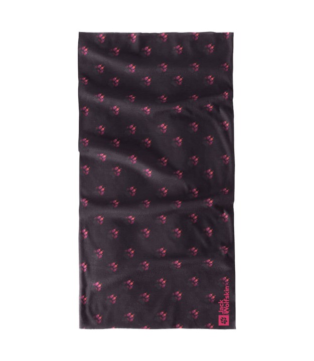 Jack Wolfskin Print Headgear Kids Scarf, Phantom All Over