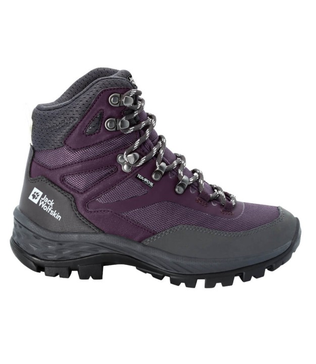 Jack Wolfskin Rebellion Guide Texapore Mid Women's Boots, Purple/Grey