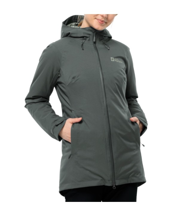 Jack Wolfskin Stirnberg Ins Women's Jacket, Slate Green