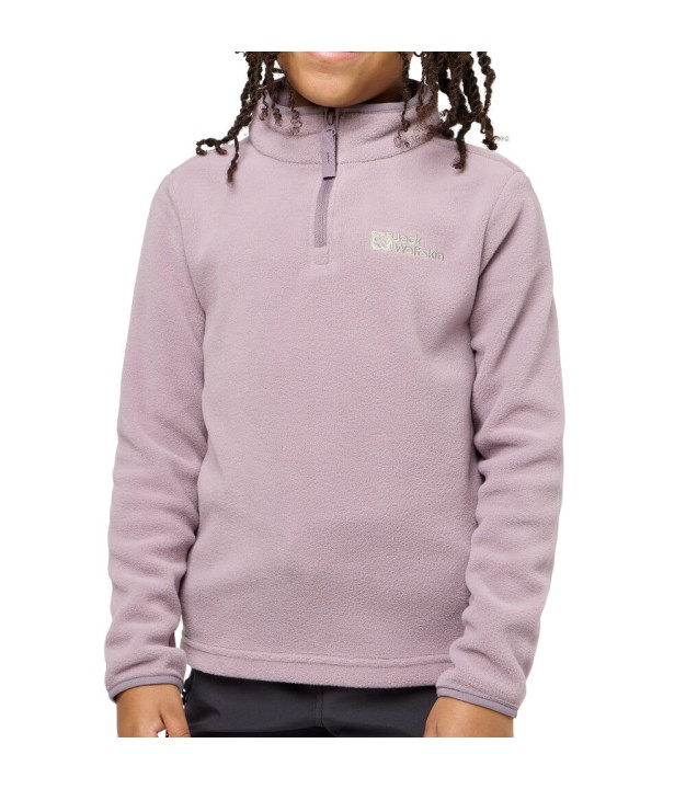 Jack Wolfskin Taunus Kids Halfzip, Bloosom