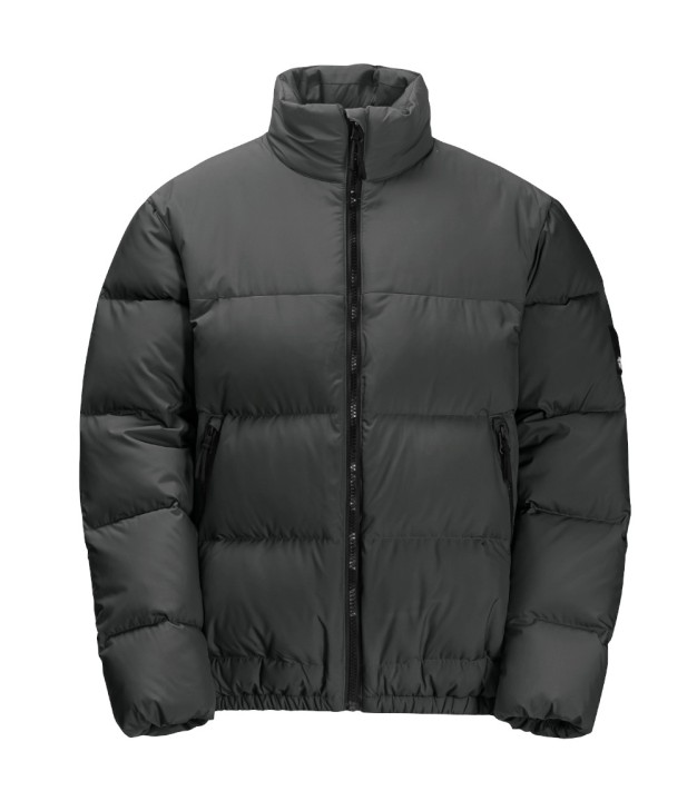 Jack Wolfskin Teen Down Kids Jacket, Granite Black