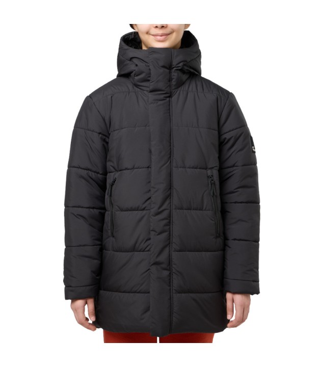 Jack Wolfskin Teen Ins Long Jacket, Granite Black