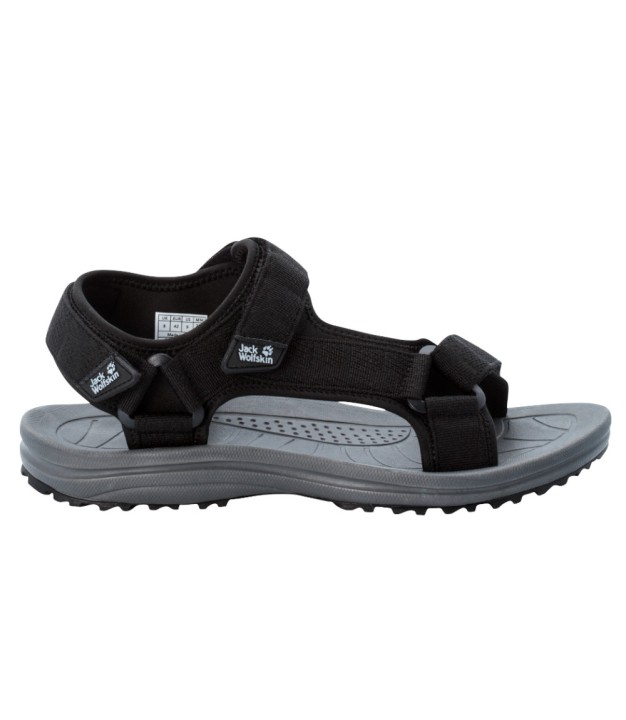 Jack Wolfskin Wave Breaker Men's Sandals, Black