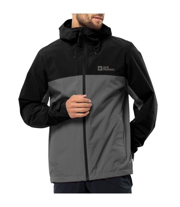 Jack Wolfskin Weiltal 2l Men's Rain Jacket, Slate