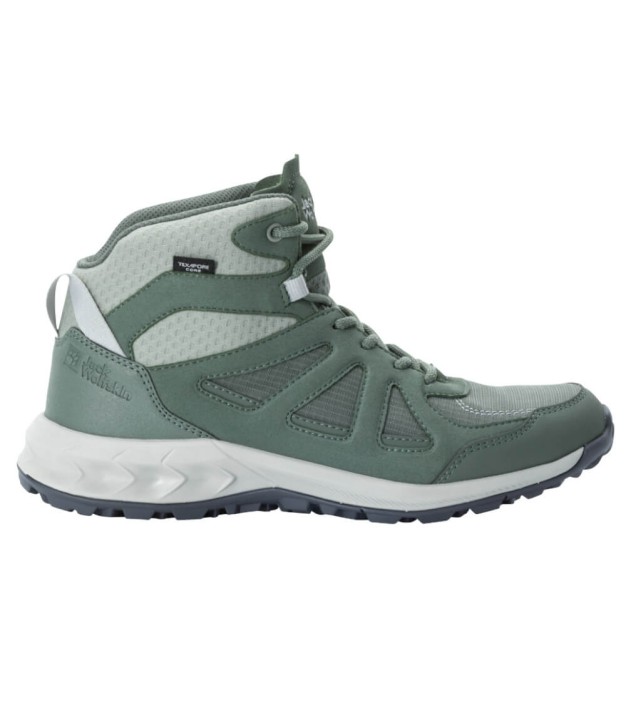 Jack Wolfskin Woodland 2 Women's Texapore Mid, Hedge Green