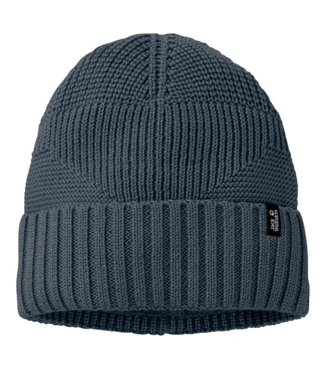 Jack Wolfskin Woods Men's Knitted Cap, Slate Blue