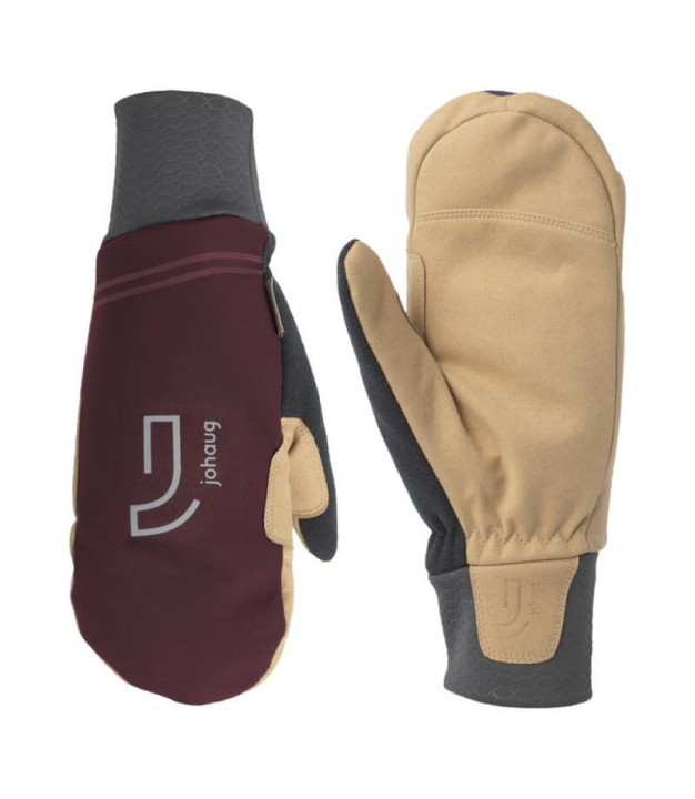 Johaug Touring Junior Mittens 2.0, brownish red, 210626 mahog