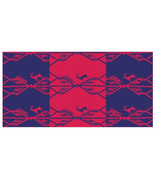 KV+ Bandana Deer Warm, Blue/Red