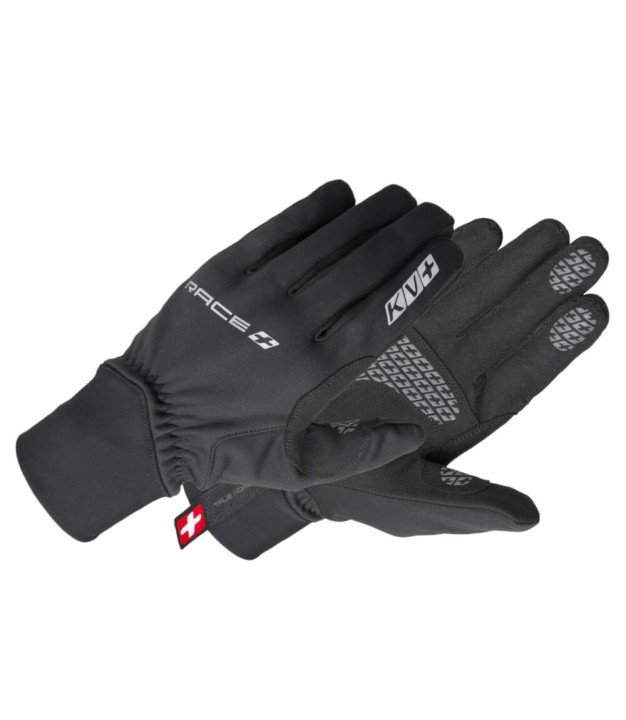 KV+ Race Ski Gloves, Black