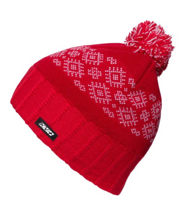 KV+ Tirol Warm Hat, Red/White