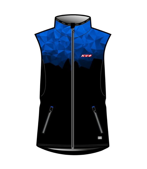 KV+ Tornado Men's Vest, Black/Blue