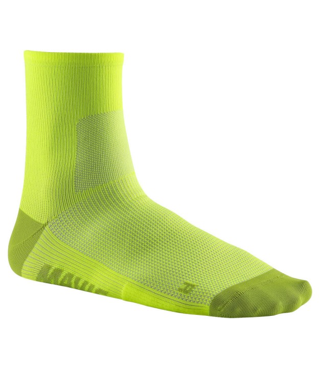 Mavic Essential Mid Socks, Safety Yellow