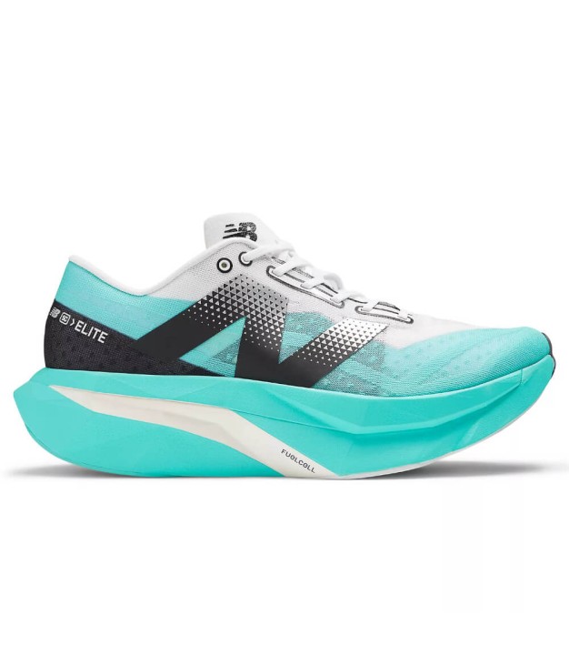 New Balance FuelCell SuperComp Elite v4 Mens, Cyber Jade/White/Black