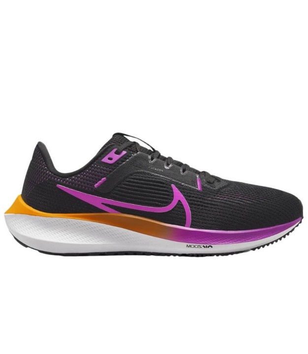 Nike Air Zoom Pegasus 40 Women's, Black/Orange/White/Violet