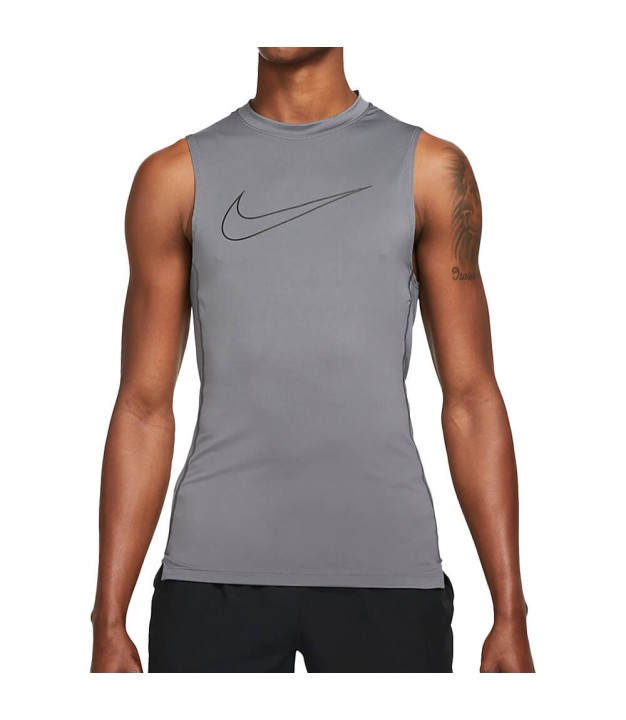 Nike DF Tight Fit Sleeveless Men's Top, Grey