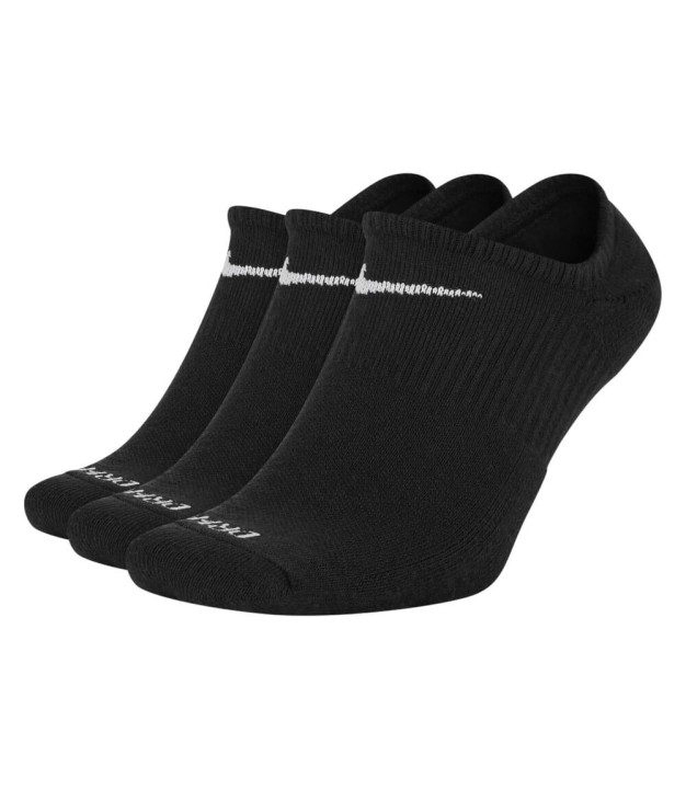 Nike Everyday Plus Cushioned Training Socks 3 Pairs, Black