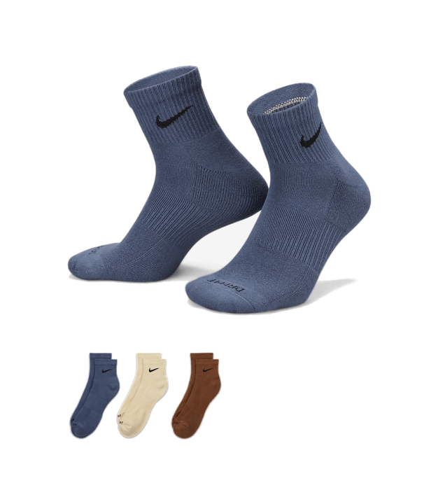 Nike Everyday Plus Cushioned Socks, 3 Pairs