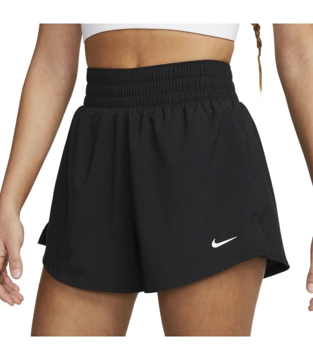 Nike One Dri-FIT High-Waisted 8cm 2-in-1 Women's Shorts, Black