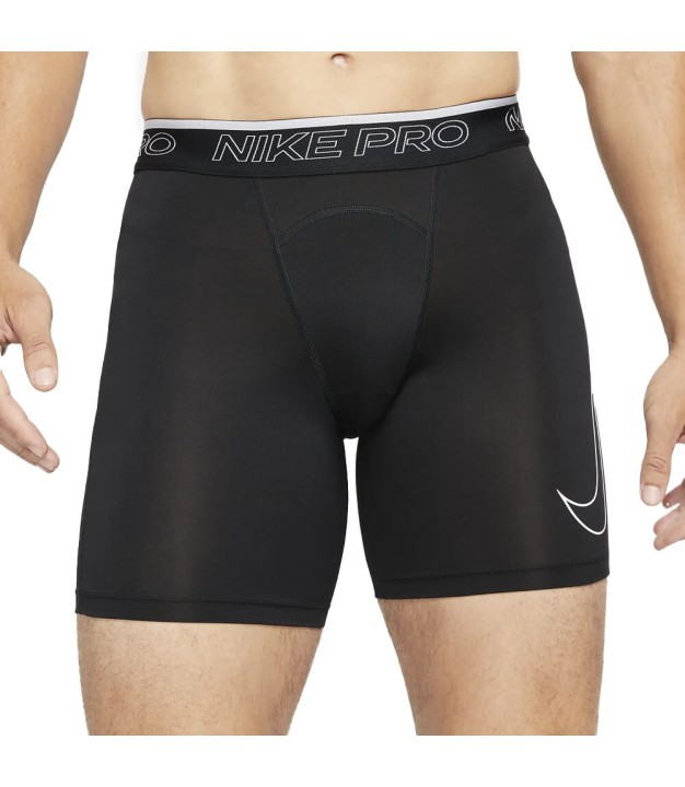 Nike Pro Dri-Fit Men's Shorts, Black/White