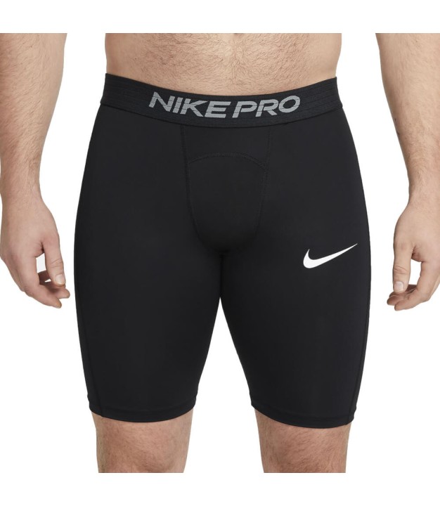 Nike Pro Men's Long Shorts, Black/White