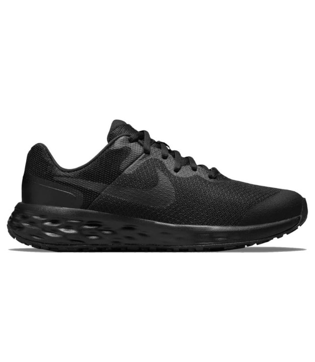 Nike Revolution 6 Kids Shoes ( GS ), Black/Smoke Grey