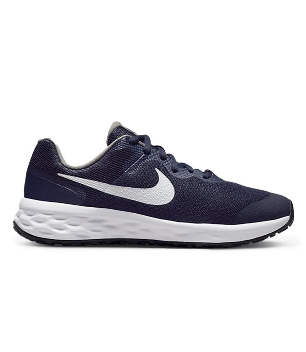 Nike Revolution 6 Kids Shoes ( GS ), Midnight Navy/Flat Pewter