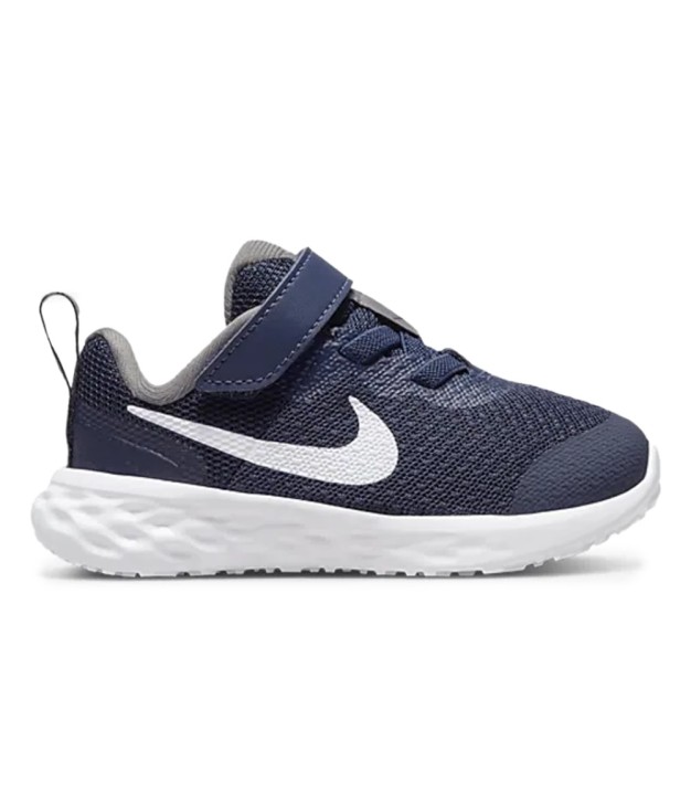 Nike Revolution 6 NN (TDV) Kids Shoes, Midnight Navy/Flat Pewter