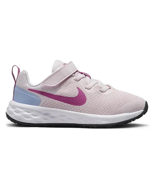 Nike Revolution 6 (PSV) Kids Shoes, Pearl Pink/Cobalt Bliss