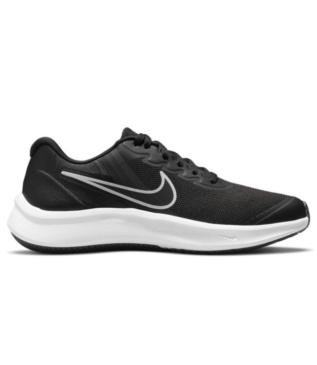 Nike Star Runner 3 GS Kids, Black/White