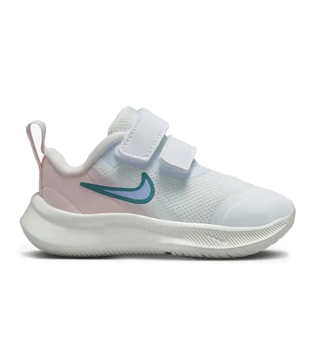 Nike Star Runner 3 TDV Kids, White/Pearl Pink