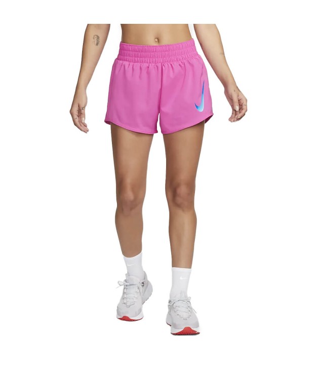 Nike Swoosh Women's Brief-Lined Running Shorts, Active Fuchsia